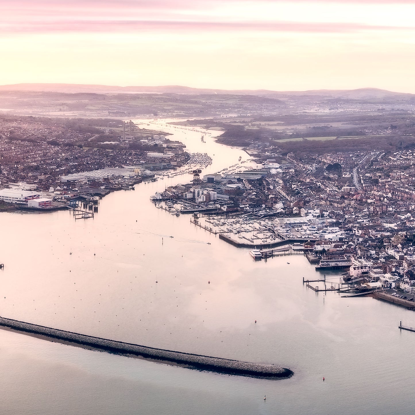 Sunrise Over Cowes