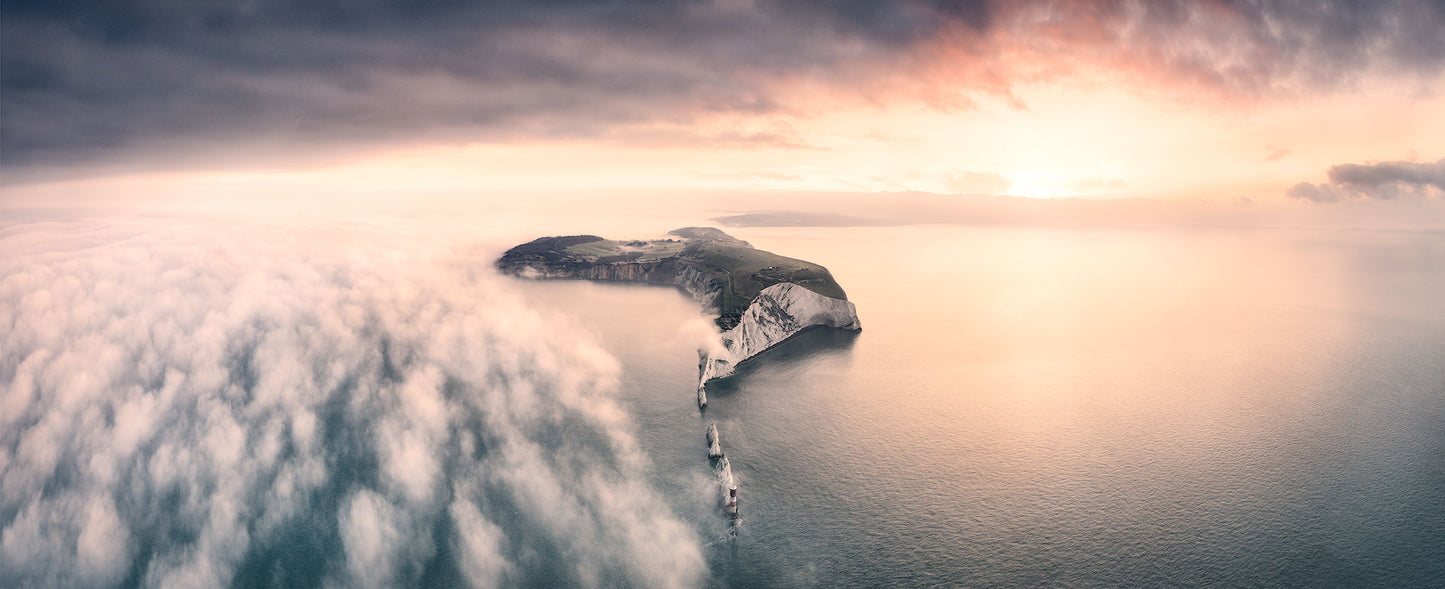 Sea Fog at The Needles
