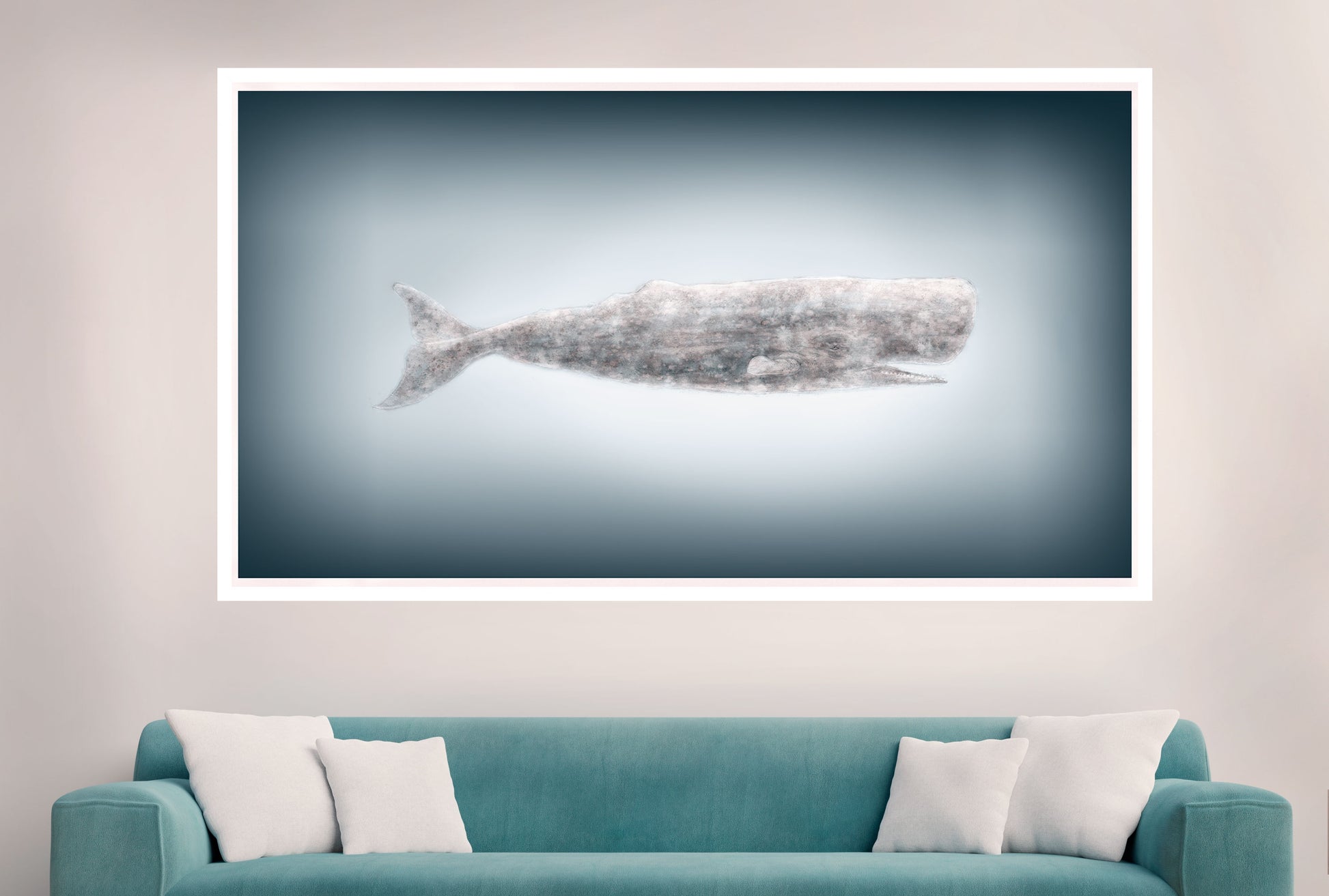 Sperm Whale Canvas