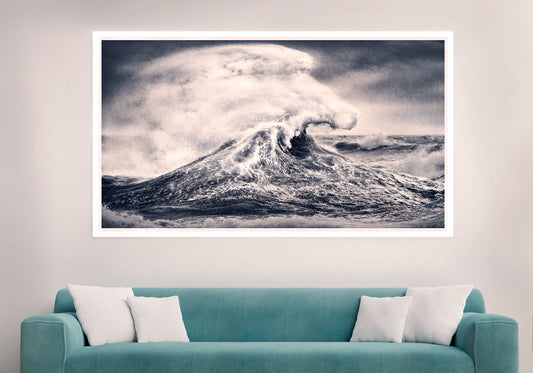 The Wave by Neil Williams Framed in White
